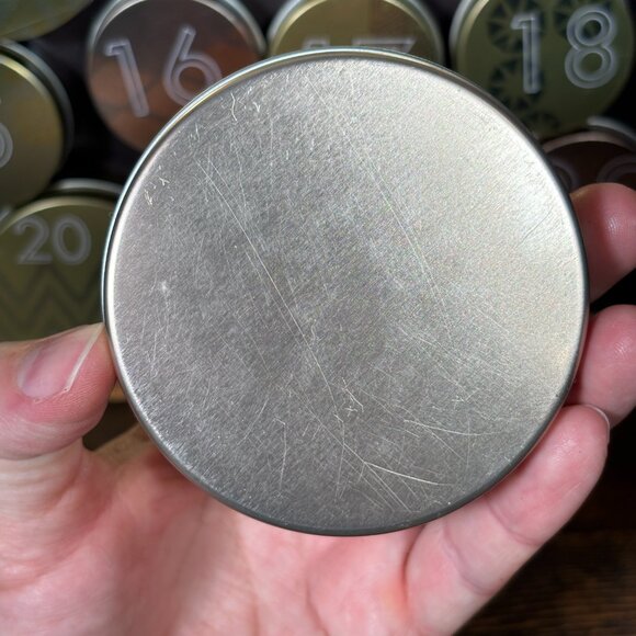 Starbucks Magnetic Tin 25-Day Holiday Advent Calendar - Empty Reusable Tins - Picture 16 of 16